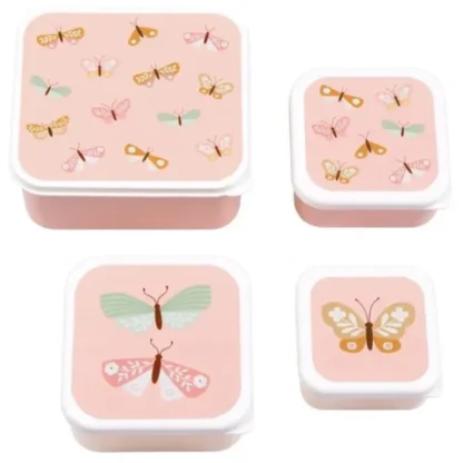 A Little Lovely Co. Lunch Container Set - Butterflies - Little Painter Art | Exploring the Endless Possibilities of Art Cheap