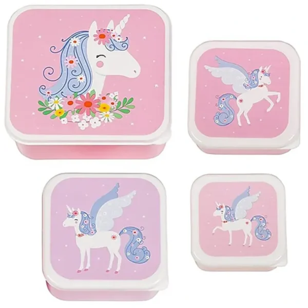 A Little Lovely Co. Lunch Container Set - Unicorn - Little Painter Art | Exploring the Endless Possibilities of Art Flash Sale