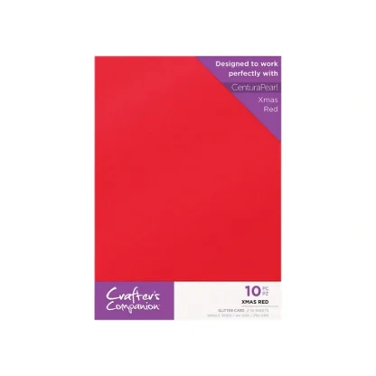 A4 Red Glitter Card - 10 Pack - Little Painter Art | Exploring the Endless Possibilities of Art Shop