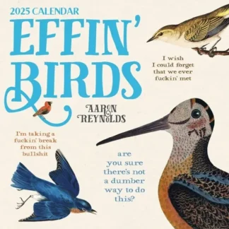 Aaron Reynolds 2025 Wall Calendar - Effin' Birds - Little Painter Art | Exploring the Endless Possibilities of Art Flash Sale