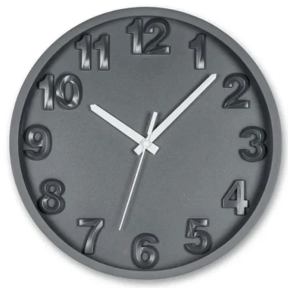 Abbott 12" Wall Clock - Charcoal - Little Painter Art | Exploring the Endless Possibilities of Art Flash Sale