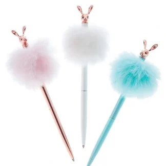 Abbott Ballpoint Pen - Pom Pom Bunny, Assorted - Little Painter Art | Exploring the Endless Possibilities of Art Outlet