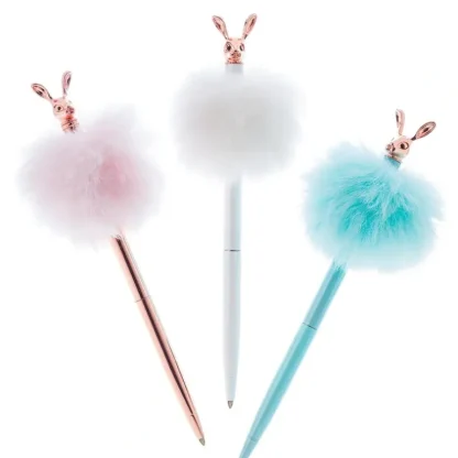 Abbott Ballpoint Pen - Pom Pom Bunny, Assorted - Little Painter Art | Exploring the Endless Possibilities of Art Outlet
