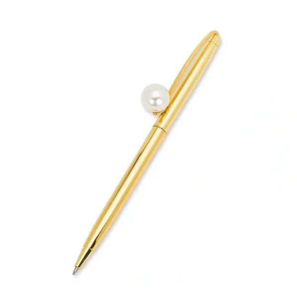 Abbott Ballpoint Pen Pearl Accented - Gold - Little Painter Art | Exploring the Endless Possibilities of Art Shop