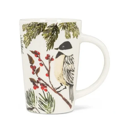 Abbott Bone China Mug 14oz Chickadee on Branch - Little Painter Art | Exploring the Endless Possibilities of Art Clearance