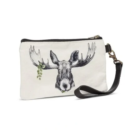 Abbott Cotton Pouch - Moose - Little Painter Art | Exploring the Endless Possibilities of Art Flash Sale