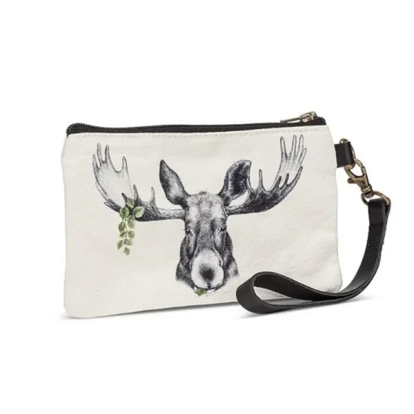 Abbott Cotton Pouch - Moose - Little Painter Art | Exploring the Endless Possibilities of Art Flash Sale