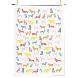 Abbott Cotton Tea Towel - Speckled Dogs - Little Painter Art | Exploring the Endless Possibilities of Art Discount
