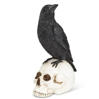 Abbott Decor - Raven Perched on Skull - Little Painter Art | Exploring the Endless Possibilities of Art Best Sale