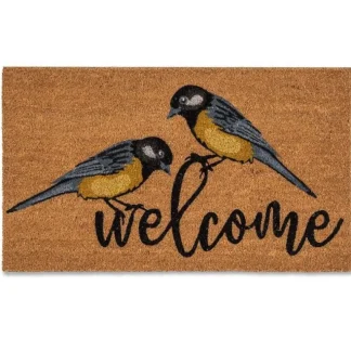 Abbott Doormat - Birds Welcome - Little Painter Art | Exploring the Endless Possibilities of Art Best Sale