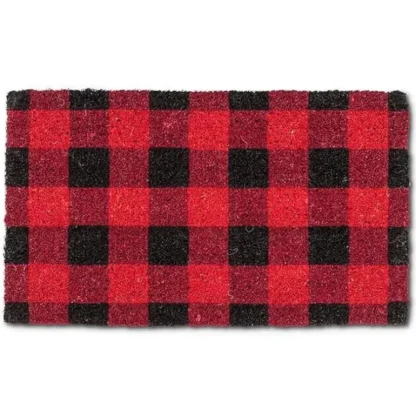 Abbott Doormat - Buffalo Plaid - Little Painter Art | Exploring the Endless Possibilities of Art Cheap