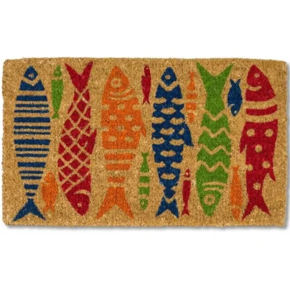 Abbott Doormat - Colourful Fish - Little Painter Art | Exploring the Endless Possibilities of Art Best