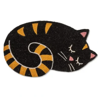 Abbott Doormat - Curled Cat - Little Painter Art | Exploring the Endless Possibilities of Art Online