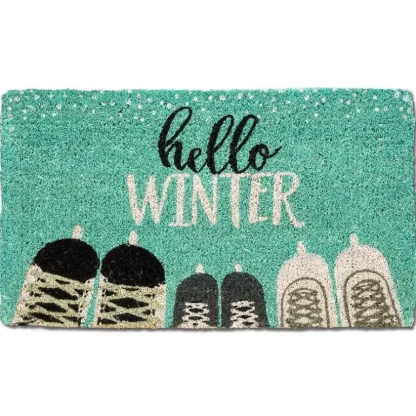 Abbott Doormat - Hello Winter - Little Painter Art | Exploring the Endless Possibilities of Art Cheap