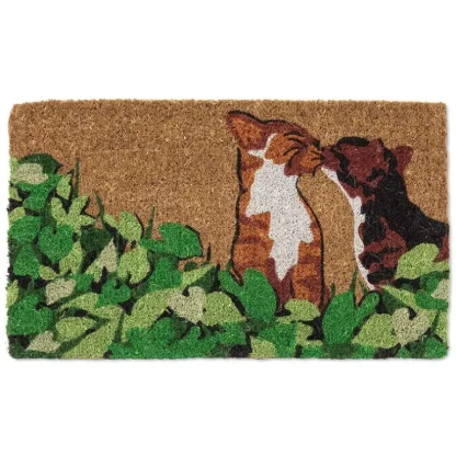 Abbott Doormat - Kissing Cats - Little Painter Art | Exploring the Endless Possibilities of Art Cheap