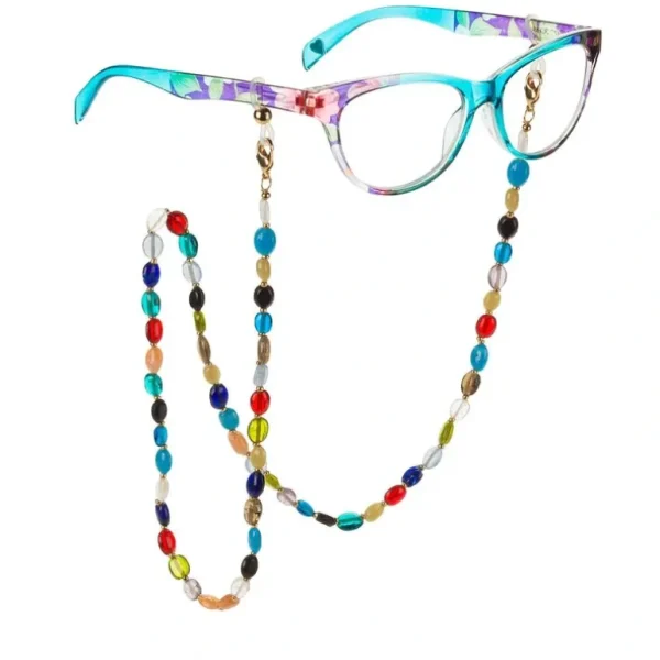Abbott Eyeglass Lanyard - Multi Coloured Stones - Little Painter Art | Exploring the Endless Possibilities of Art Clearance