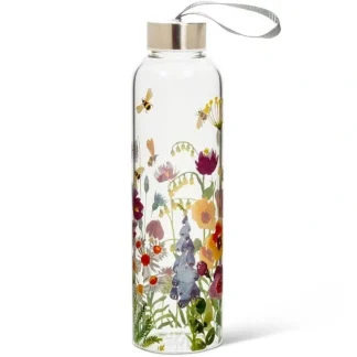 Abbott Glass Water Bottle 18oz Bee Garden - Little Painter Art | Exploring the Endless Possibilities of Art Fashion