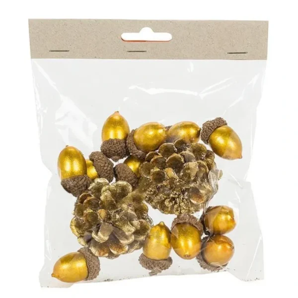 Abbott Gold Pinecone & Acorn Decorations - Little Painter Art | Exploring the Endless Possibilities of Art Hot