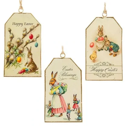 Abbott Hanging Ornament - Easter Themed Tags, Assorted - Little Painter Art | Exploring the Endless Possibilities of Art Best Sale