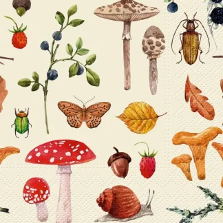 Abbott Lunch Napkins 20pk - Botany - Little Painter Art | Exploring the Endless Possibilities of Art Cheap