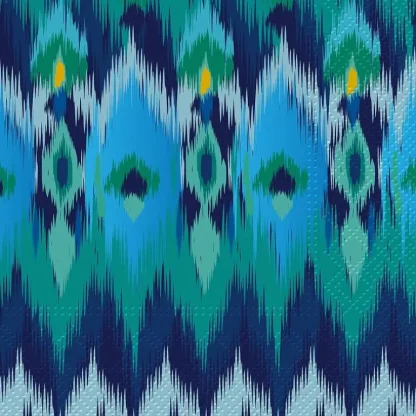 Abbott Lunch Napkins 20pk - Peacock Feather Design - Little Painter Art | Exploring the Endless Possibilities of Art Cheap
