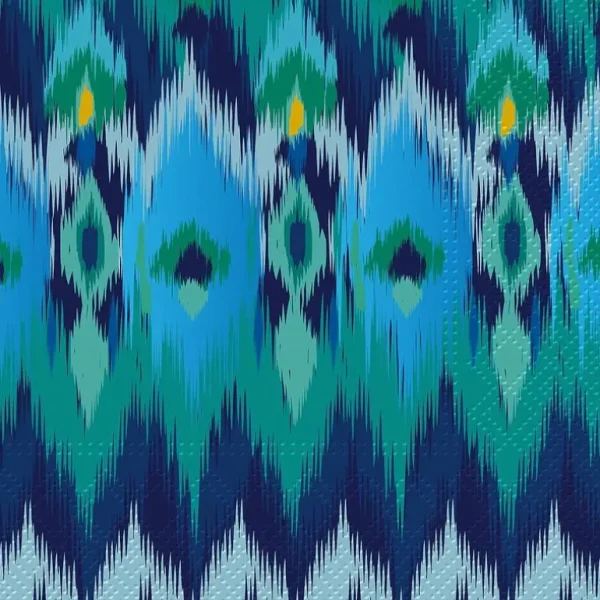 Abbott Lunch Napkins 20pk - Peacock Feather Design - Little Painter Art | Exploring the Endless Possibilities of Art Cheap