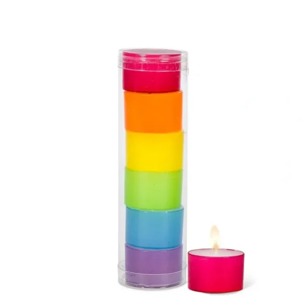 Abbott Multi-Colour Tealights 6pk - Little Painter Art | Exploring the Endless Possibilities of Art New
