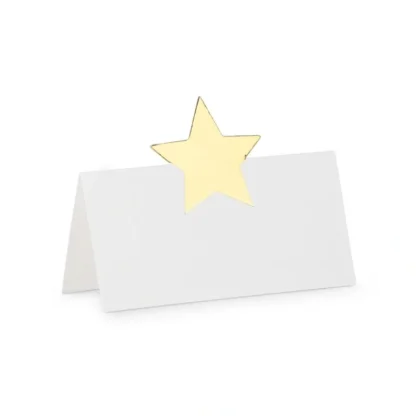 Abbott Placecards 12pk Gold Star - Little Painter Art | Exploring the Endless Possibilities of Art Sale