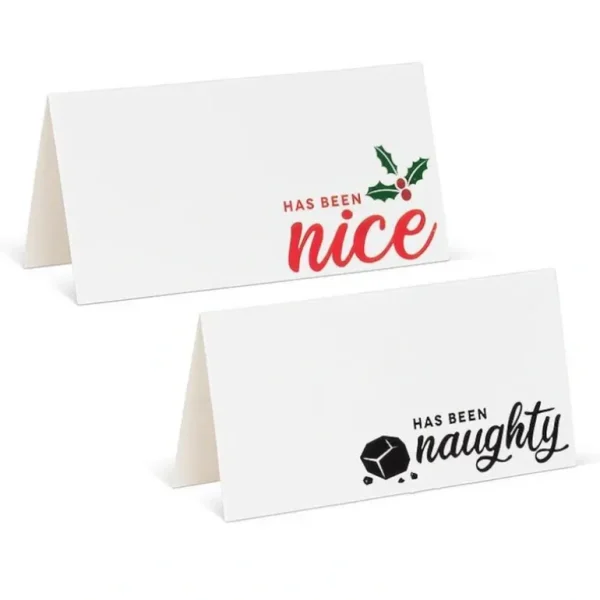 Abbott Placecards 12pk Naughty & Nice - Little Painter Art | Exploring the Endless Possibilities of Art Best Sale