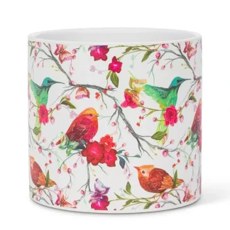 Abbott Planter - Large Bright Birds - Little Painter Art | Exploring the Endless Possibilities of Art New