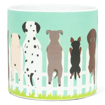 Abbott Planter - Large Fence Dogs - Little Painter Art | Exploring the Endless Possibilities of Art Online