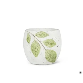 Abbott Planter - Small Green Leaf - Little Painter Art | Exploring the Endless Possibilities of Art Best Sale