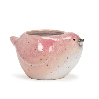 Abbott Planter - Small Pink Bird - Little Painter Art | Exploring the Endless Possibilities of Art Hot