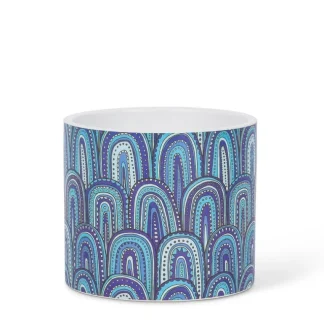 Abbott Planter - Small Wavy Blue - Little Painter Art | Exploring the Endless Possibilities of Art Shop
