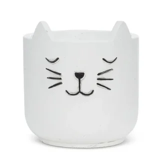 Abbott Planter Large - Sleeping Kitty Face - Little Painter Art | Exploring the Endless Possibilities of Art Clearance