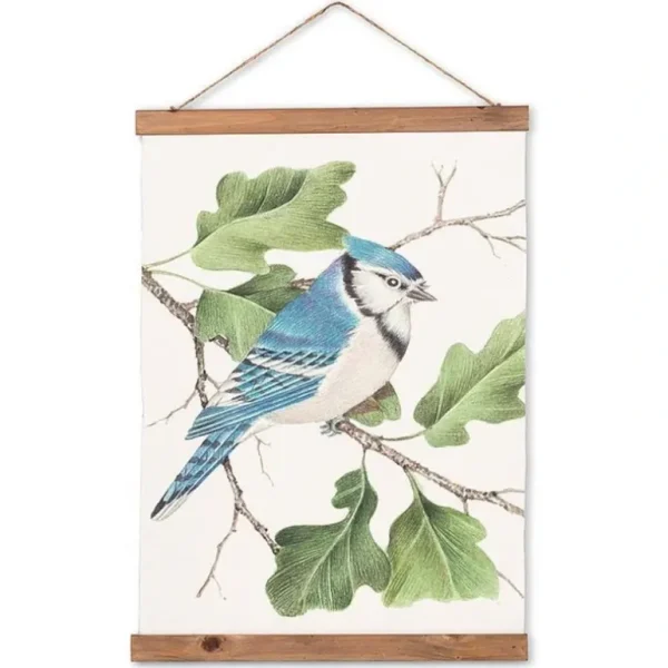 Abbott Scroll Wall Decor - Blue Jay - Little Painter Art | Exploring the Endless Possibilities of Art Flash Sale