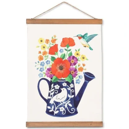 Abbott Scroll Wall Decor - Flowers & Watering Can - Little Painter Art | Exploring the Endless Possibilities of Art Online