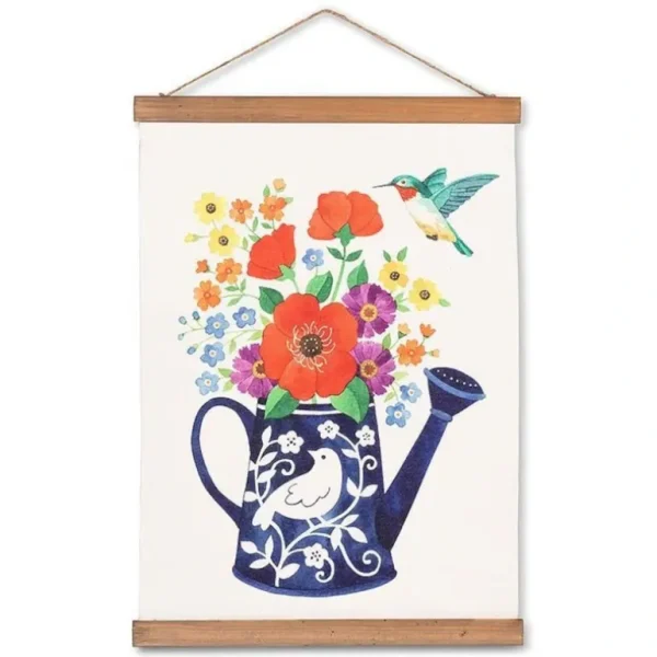 Abbott Scroll Wall Decor - Flowers & Watering Can - Little Painter Art | Exploring the Endless Possibilities of Art Online