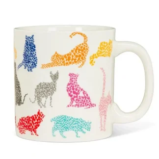 Abbott Stoneware Mug Jumbo 18oz Cat Poses - Little Painter Art | Exploring the Endless Possibilities of Art Best