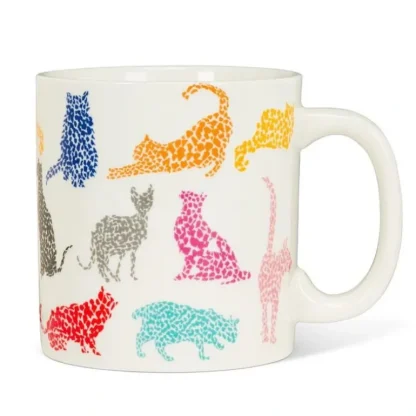 Abbott Stoneware Mug Jumbo 18oz Cat Poses - Little Painter Art | Exploring the Endless Possibilities of Art Best