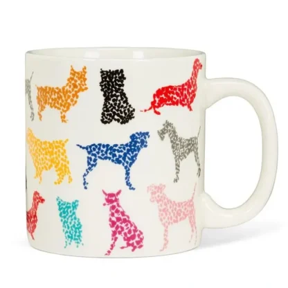 Abbott Stoneware Mug Jumbo 18oz Dog Poses - Little Painter Art | Exploring the Endless Possibilities of Art Best