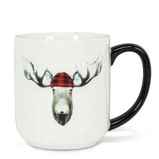Abbott Stoneware Mug Jumbo 18oz Vintage Moose - Little Painter Art | Exploring the Endless Possibilities of Art New
