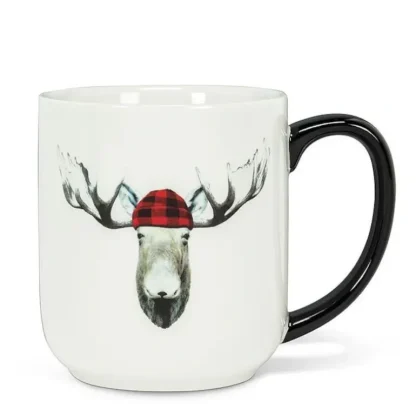 Abbott Stoneware Mug Jumbo 18oz Vintage Moose - Little Painter Art | Exploring the Endless Possibilities of Art New