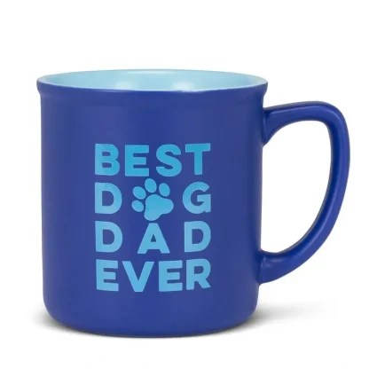 Abbott Stoneware Mug 15oz Best Dog Dad Ever - Little Painter Art | Exploring the Endless Possibilities of Art New