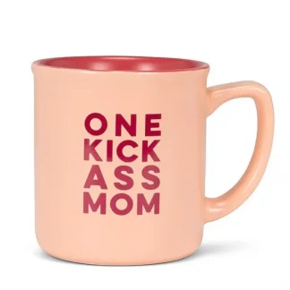 Abbott Stoneware Mug 15oz Kick A** Mom - Little Painter Art | Exploring the Endless Possibilities of Art Clearance