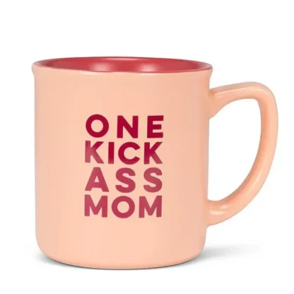 Abbott Stoneware Mug 15oz Kick A** Mom - Little Painter Art | Exploring the Endless Possibilities of Art Clearance