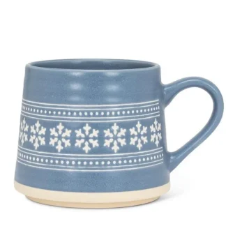 Abbott Stoneware Mug 14oz Snowflakes - Little Painter Art | Exploring the Endless Possibilities of Art Hot