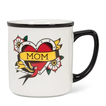Abbott Stoneware Mug 15oz Tattoo Mom - Little Painter Art | Exploring the Endless Possibilities of Art Best