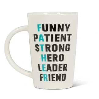 Abbott Tall Bone China Mug 14oz FATHER - Little Painter Art | Exploring the Endless Possibilities of Art Clearance