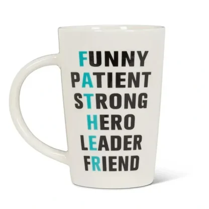 Abbott Tall Bone China Mug 14oz FATHER - Little Painter Art | Exploring the Endless Possibilities of Art Clearance